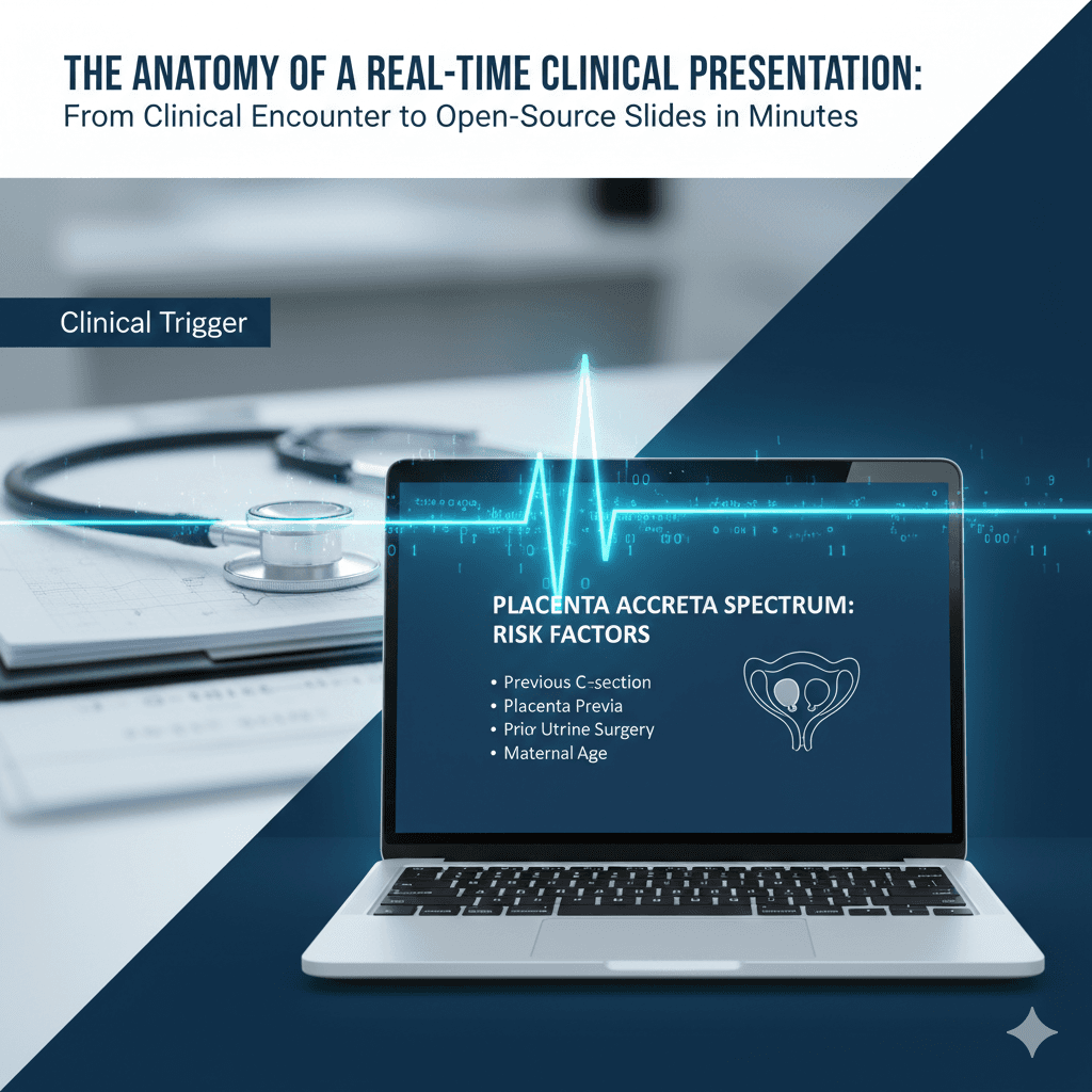 The Anatomy of a Real-Time Clinical Presentation: From Clinical Encounter to Open-Source Slides in Minutes